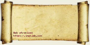 Draginja Trnjaković vizit kartica